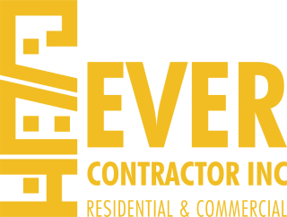 Ever Contractor Inc, logo, footer